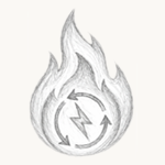 Metabolism flame illustration